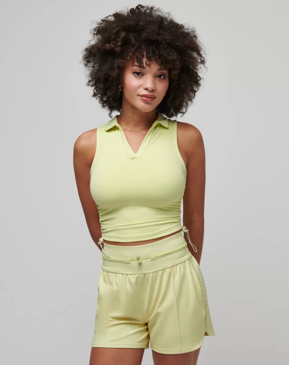 SALT AIR, DON'T CARE MOVEKNIT SLEEVELESS POLO*TravisMathew Hot