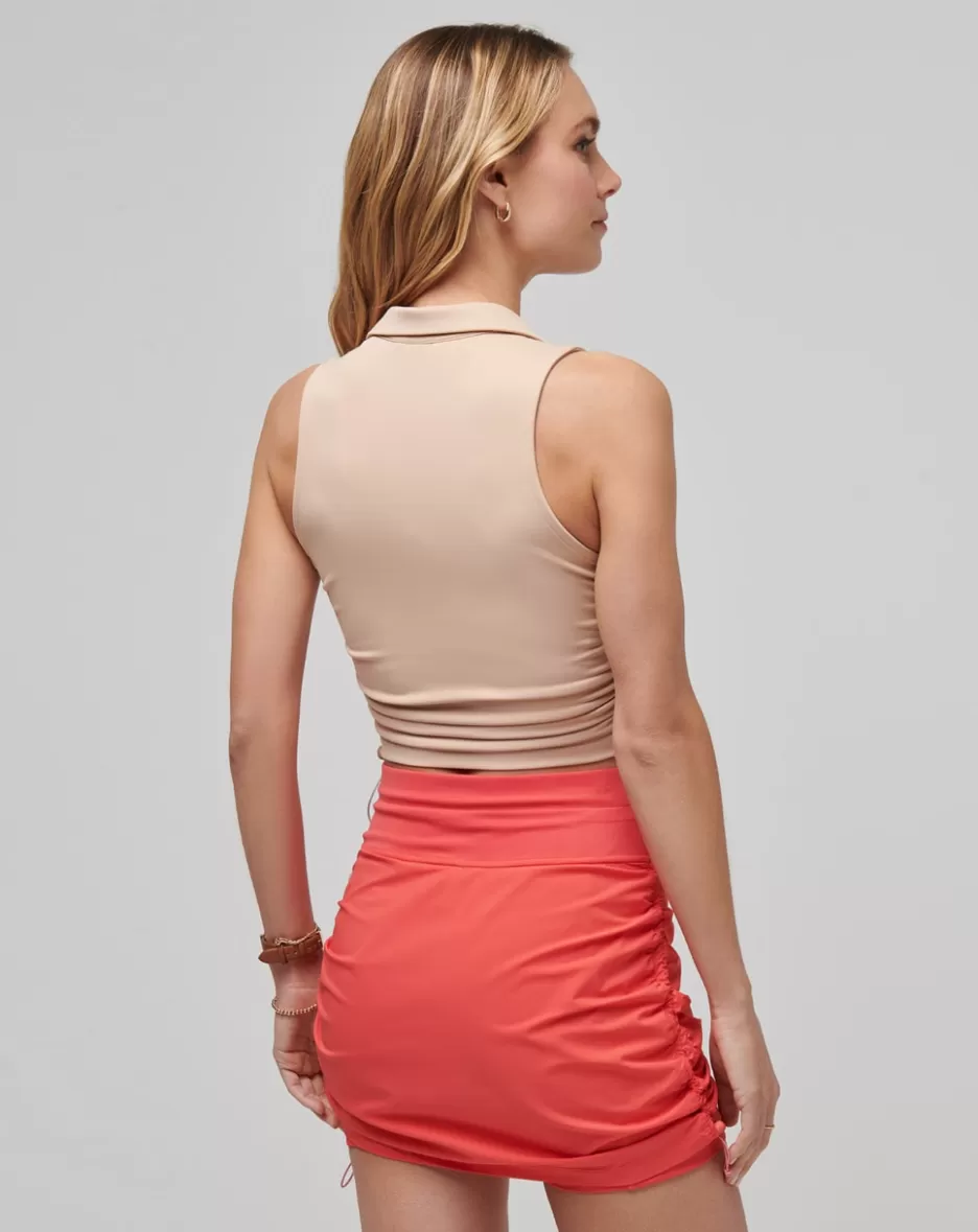 SALT AIR, DON'T CARE MOVEKNIT SLEEVELESS POLO*TravisMathew Shop
