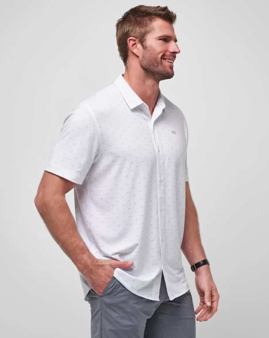 SET A COURSE BUTTON-UP*TravisMathew Sale