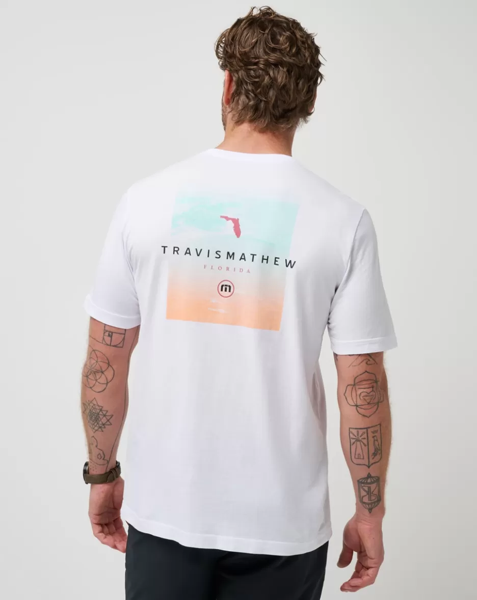 SHORELINE STRIPES TEE*TravisMathew Flash Sale
