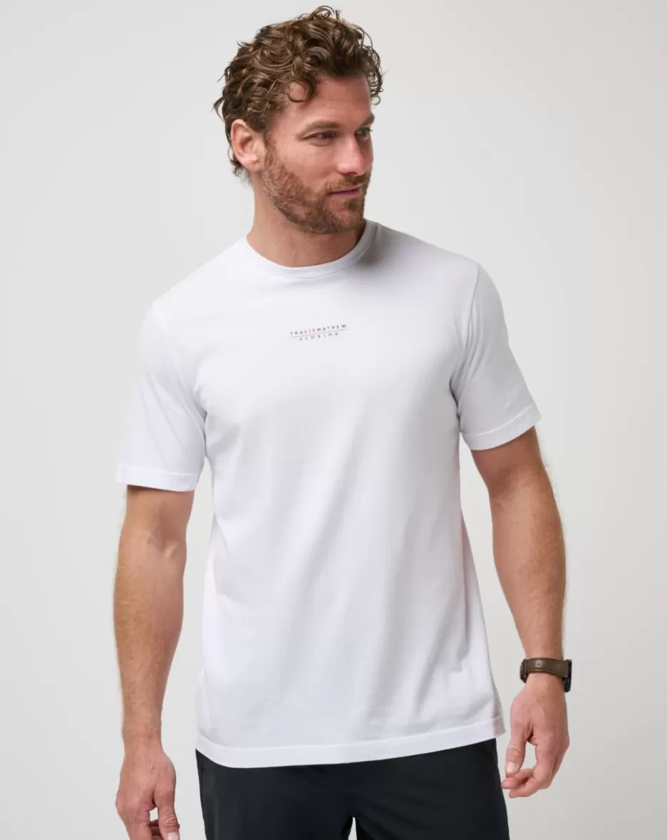 SHORELINE STRIPES TEE*TravisMathew Flash Sale
