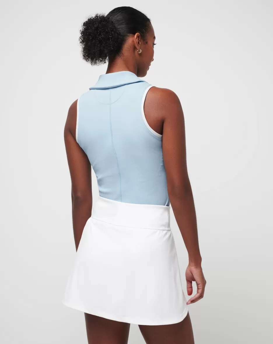 SIP AND SEA MOVEKNIT SLEEVELESS POLO*TravisMathew New