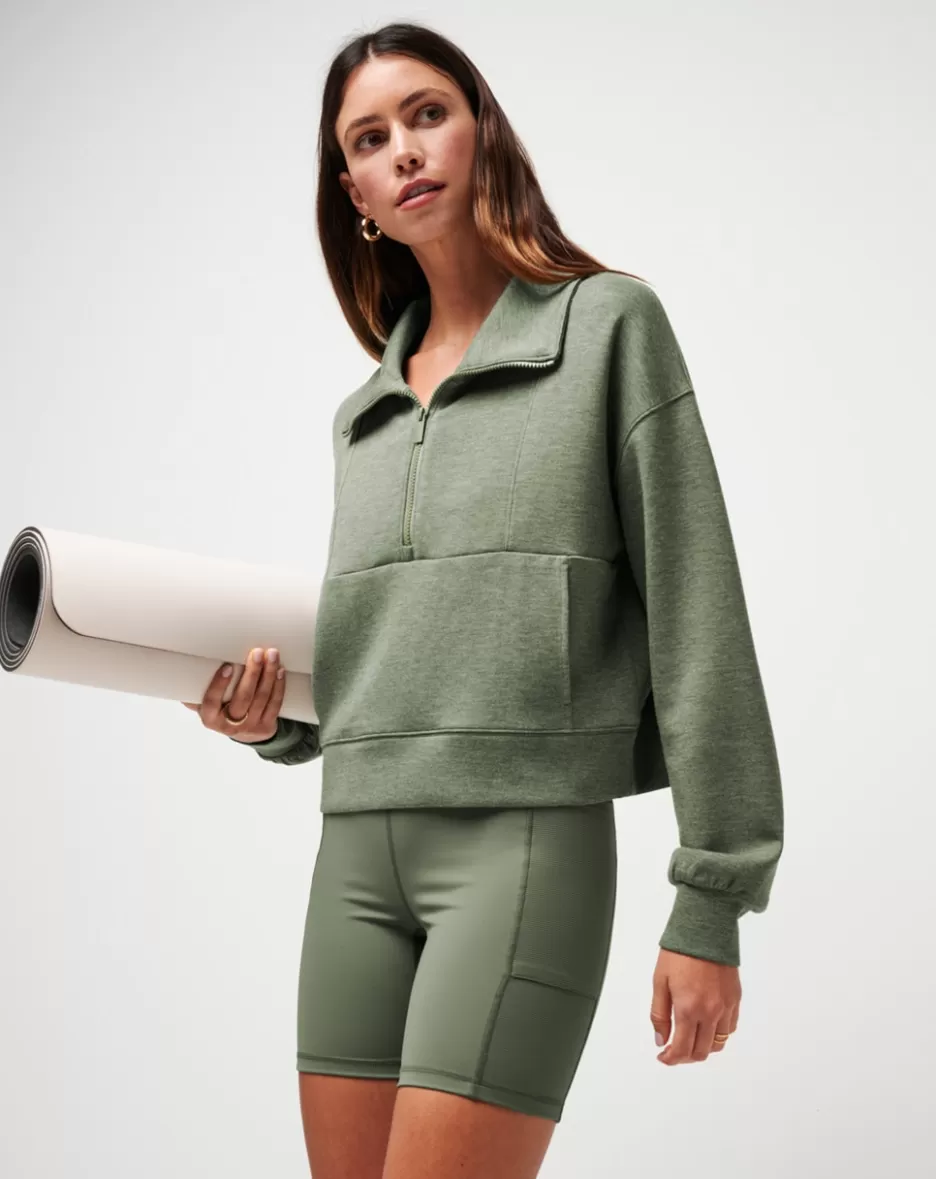 SKYLOFT SOFT HALF ZIP*TravisMathew Hot