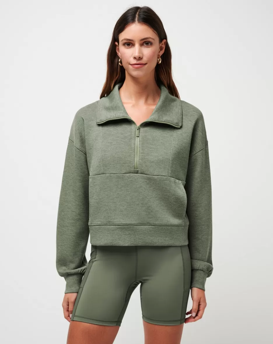 SKYLOFT SOFT HALF ZIP*TravisMathew Hot