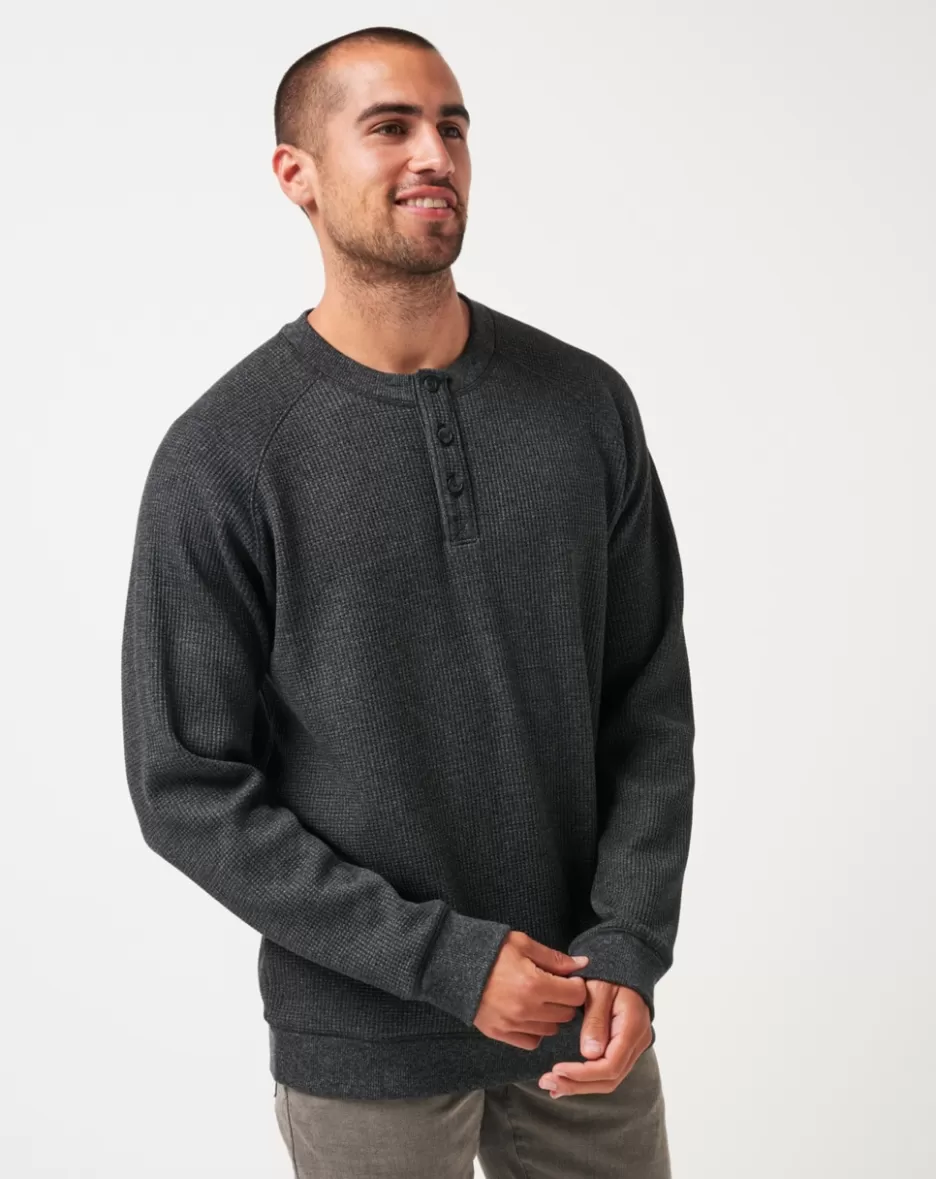 STORM BREW CLOUD WAFFLE HENLEY*TravisMathew Clearance