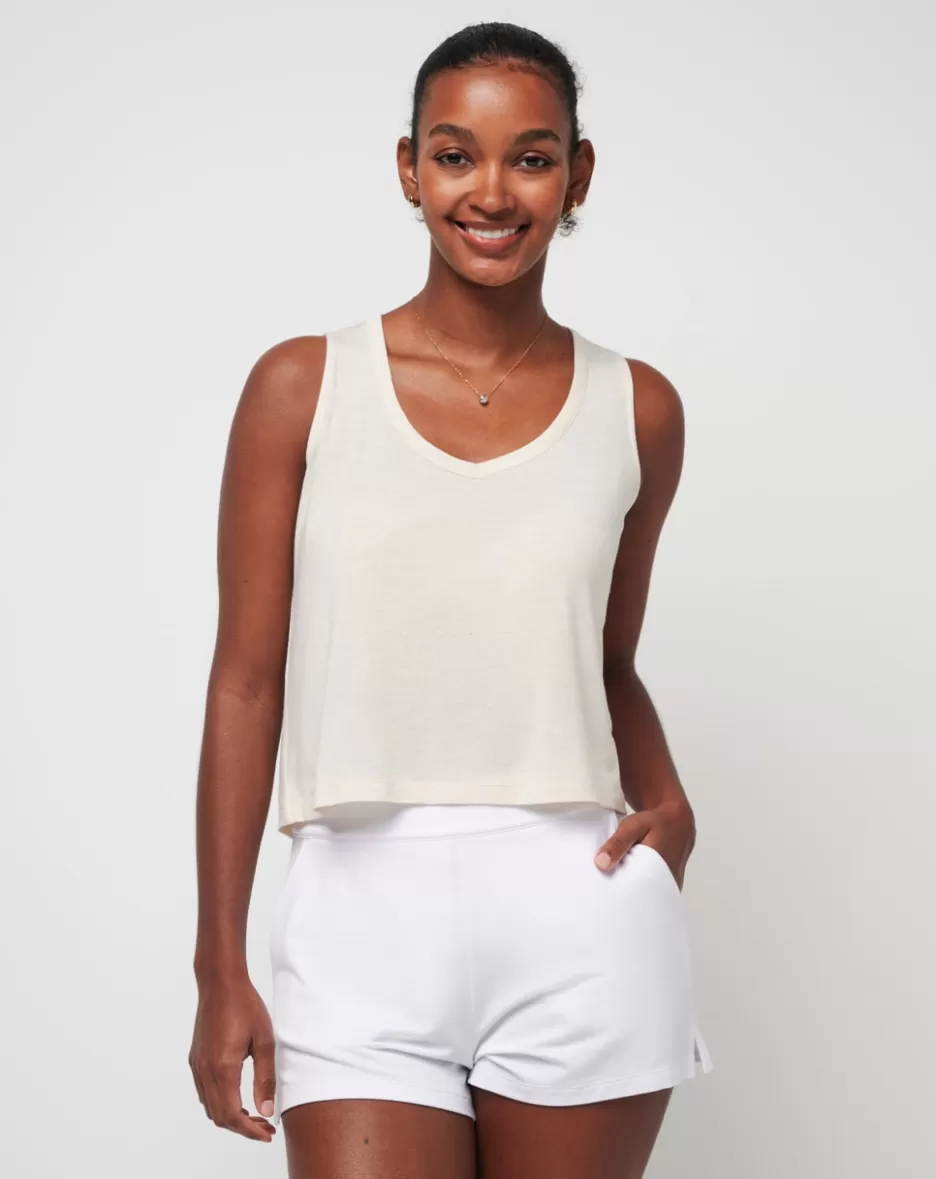 SUN SHIMMER TISSUE TANK*TravisMathew Best