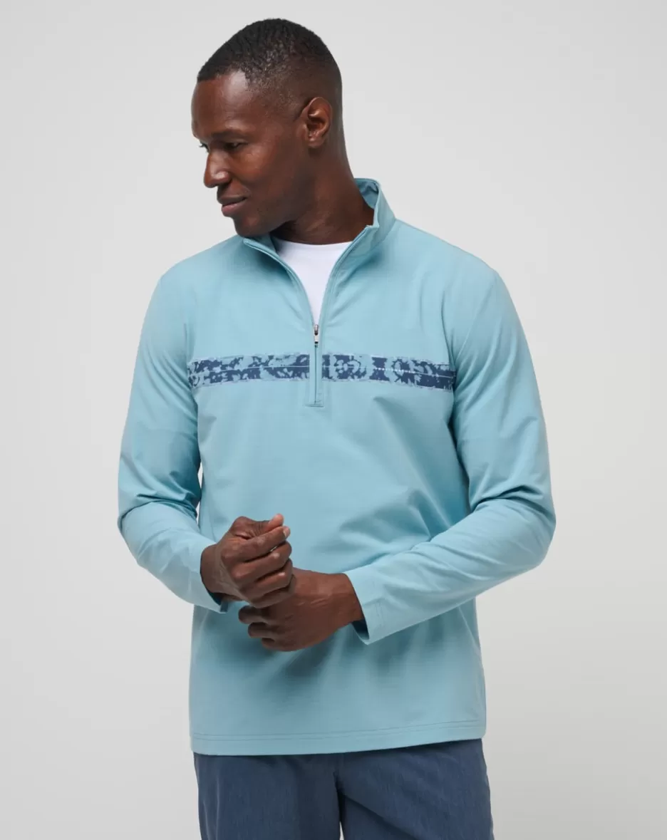 SWELL SEASON QUARTER ZIP*TravisMathew Store