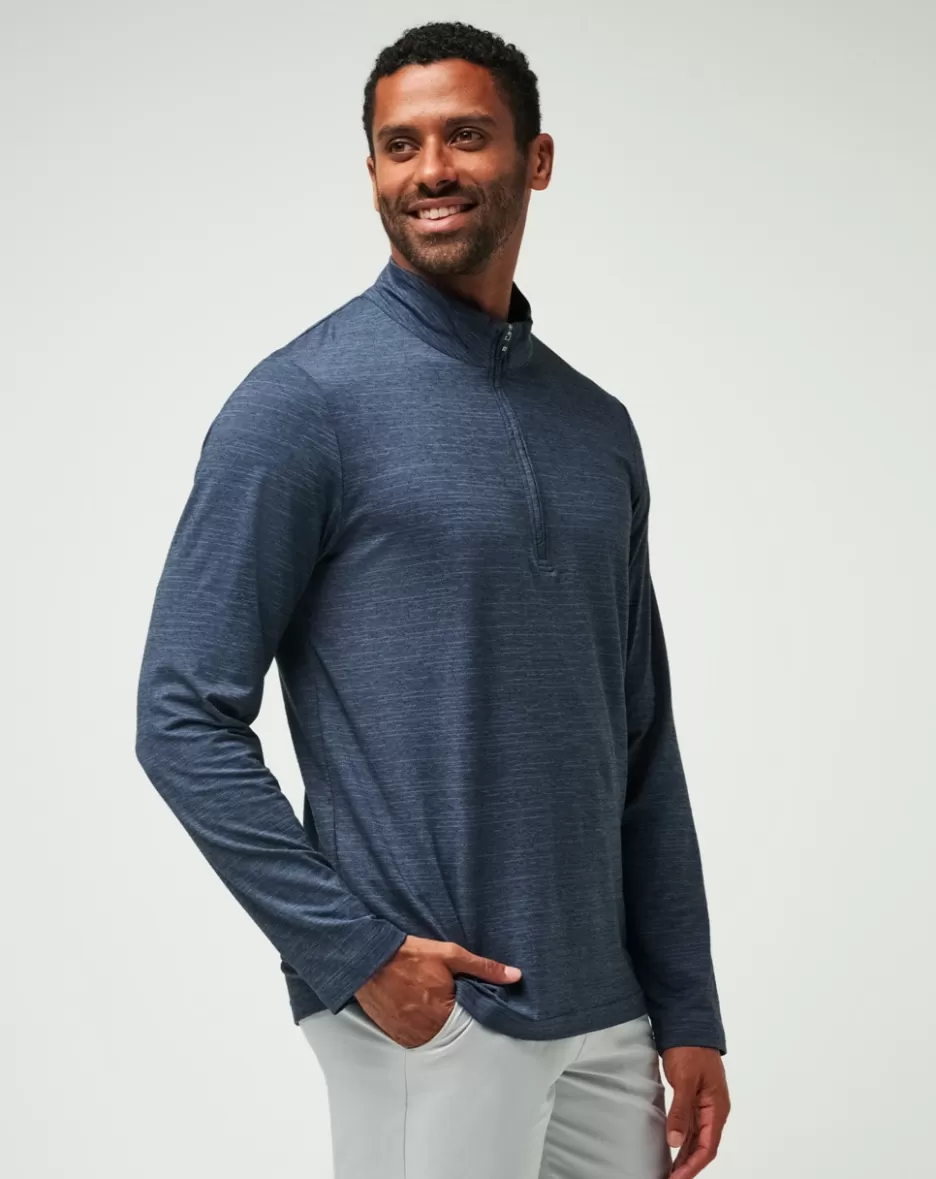 THE HEATER QUARTER ZIP*TravisMathew Cheap