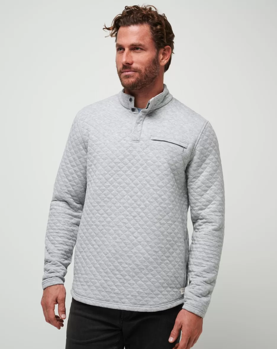 TRANSATLANTIC QUARTER ZIP*TravisMathew Shop