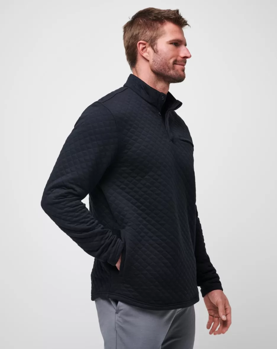 TRANSATLANTIC QUARTER ZIP*TravisMathew Discount