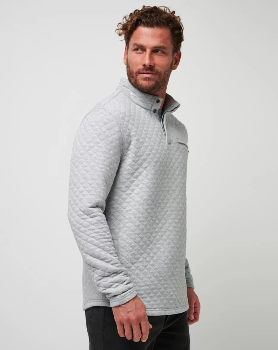 TRANSATLANTIC QUARTER ZIP*TravisMathew Shop