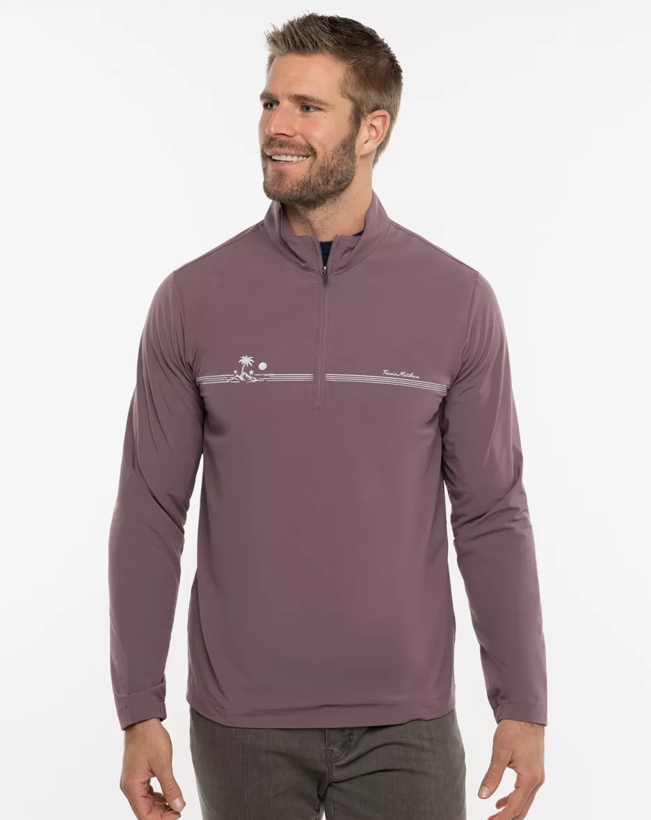 UNEXPECTED SURPRISE QUARTER ZIP*TravisMathew Shop