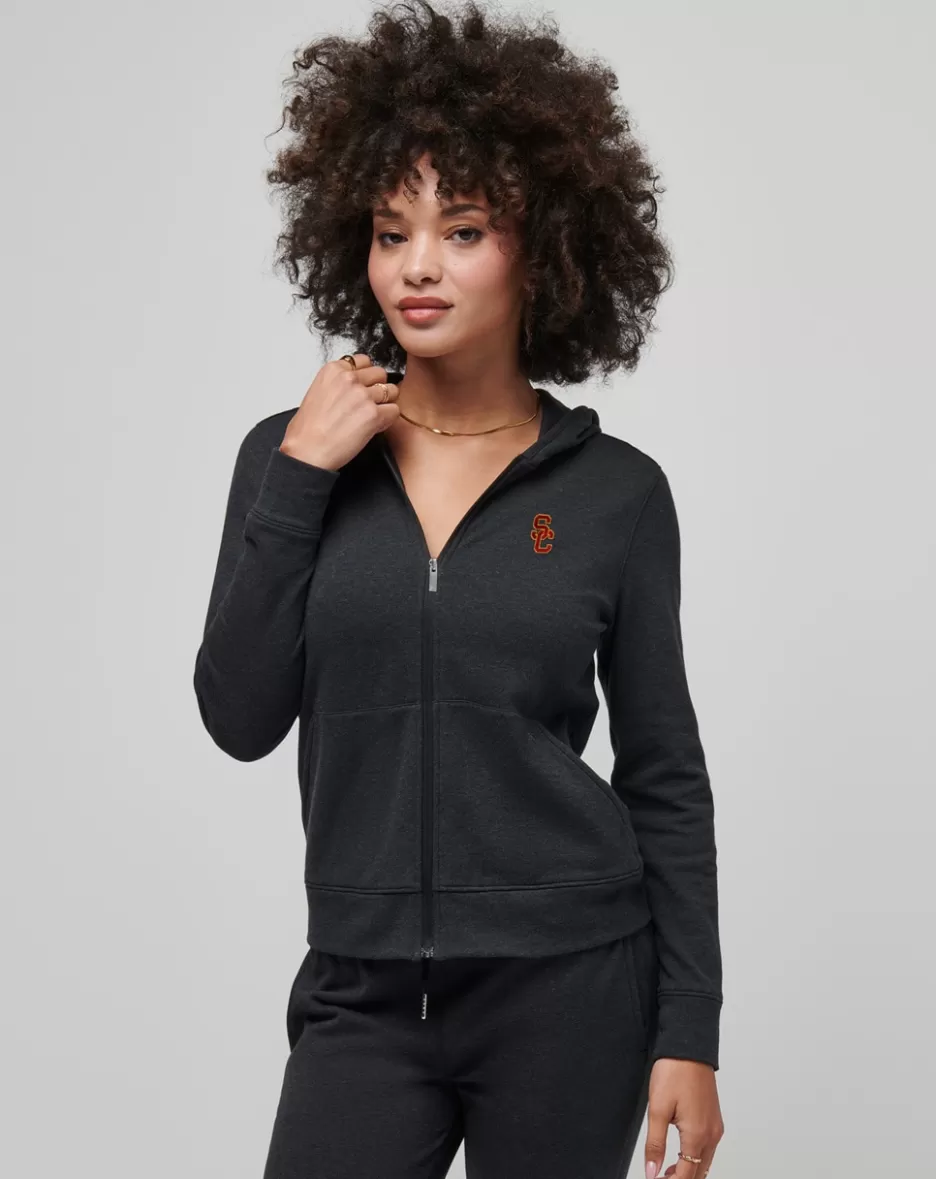 USC CLOUD ZIP HOODIE*TravisMathew Hot