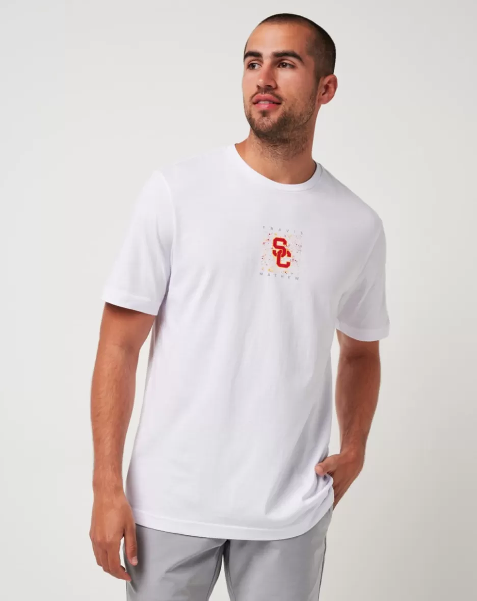 USC SCHOOL SPIRIT TEE*TravisMathew Best Sale