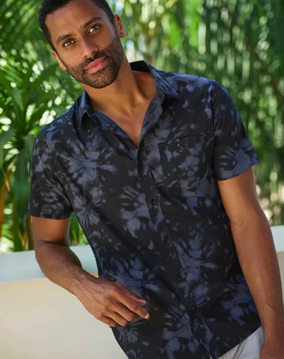 WARMER TIDES WOVEN BUTTON-UP*TravisMathew Online