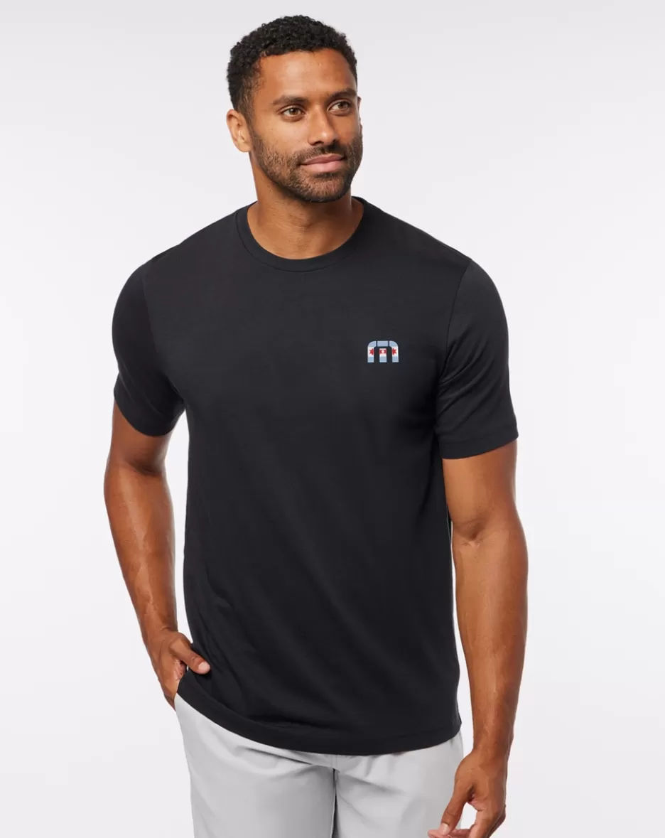 WIN AT WRIGLEY 2.0 TEE*TravisMathew Best Sale